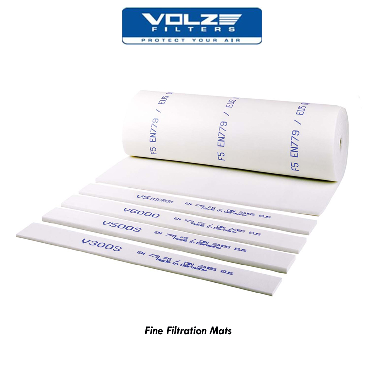 Fine filtration mats